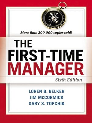 cover image of The First-Time Manager